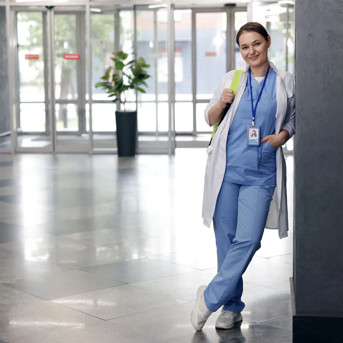 Security systems protecting an Ontario clinic or hospital entrance