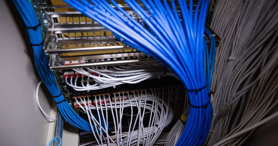 niagara-falls-networking-cabling An example of the type of cabling provided by Axon Systems in Niagara Falls